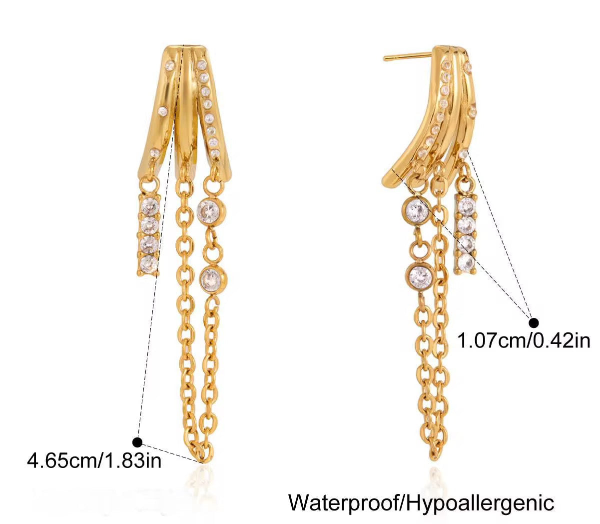 Lumi Chain Earrings