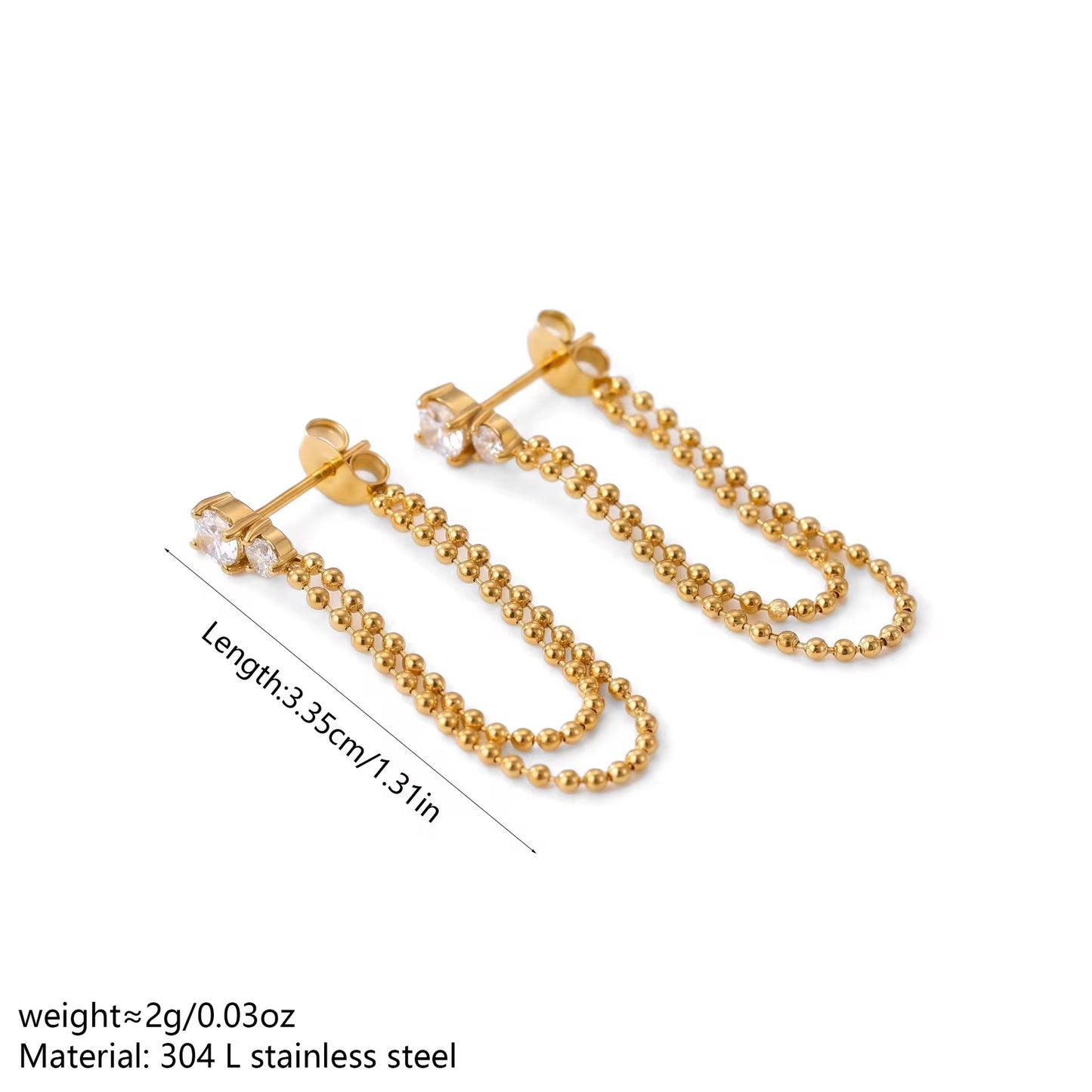 Celeste Chain Earrings