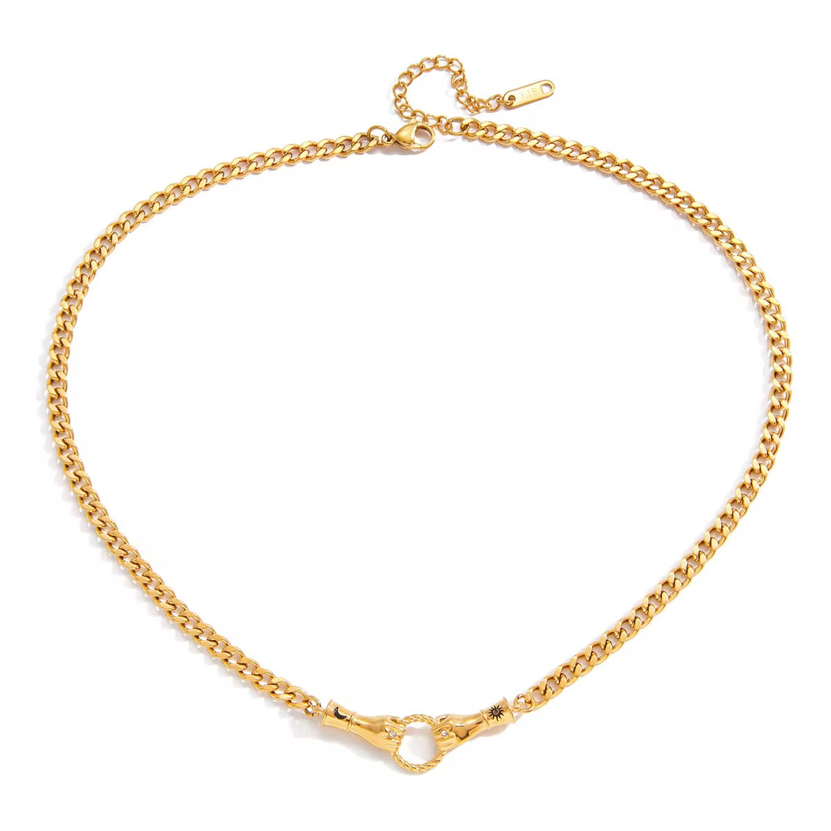 Hands Necklace