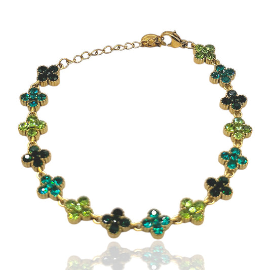 Emerald Clover Bracelet