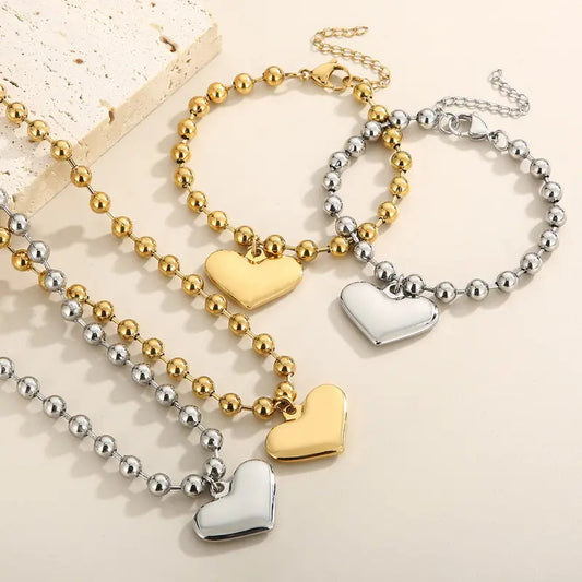 Beads Heart Necklace