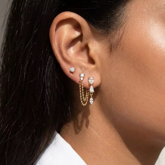 Crystal Drop Earrings