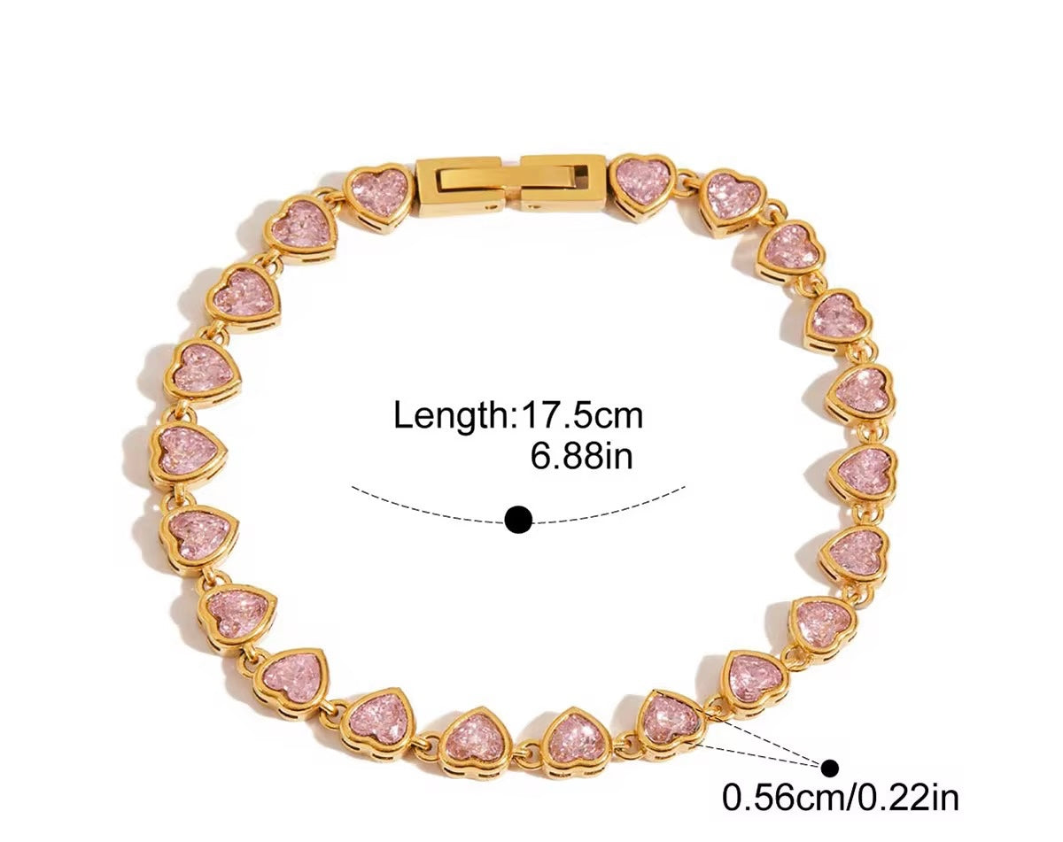 Leonor Pink Bracelet