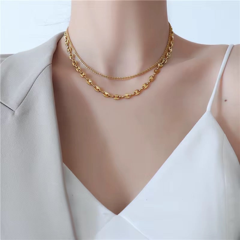 Golden Link Luxe Necklace