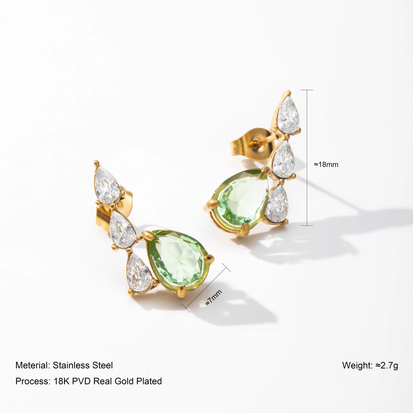 Emerald Grace Earrings