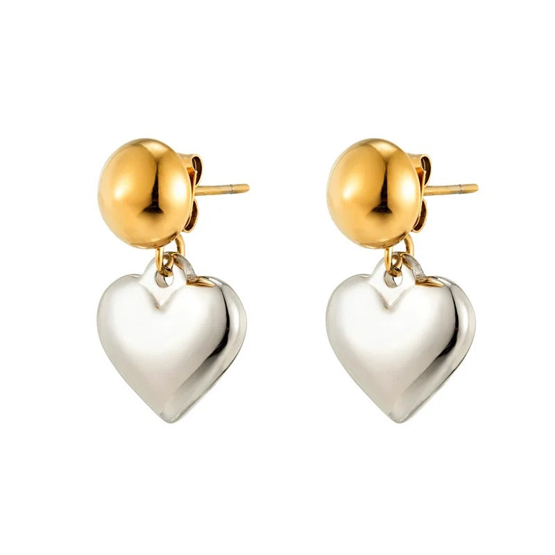 Mix Heart Stud