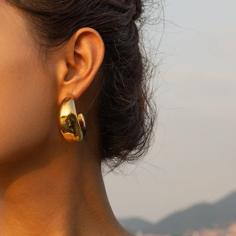 Exotic Chunky Hoops