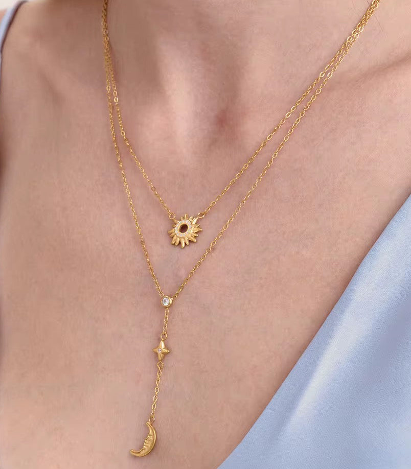 Eclipse Layered Necklace