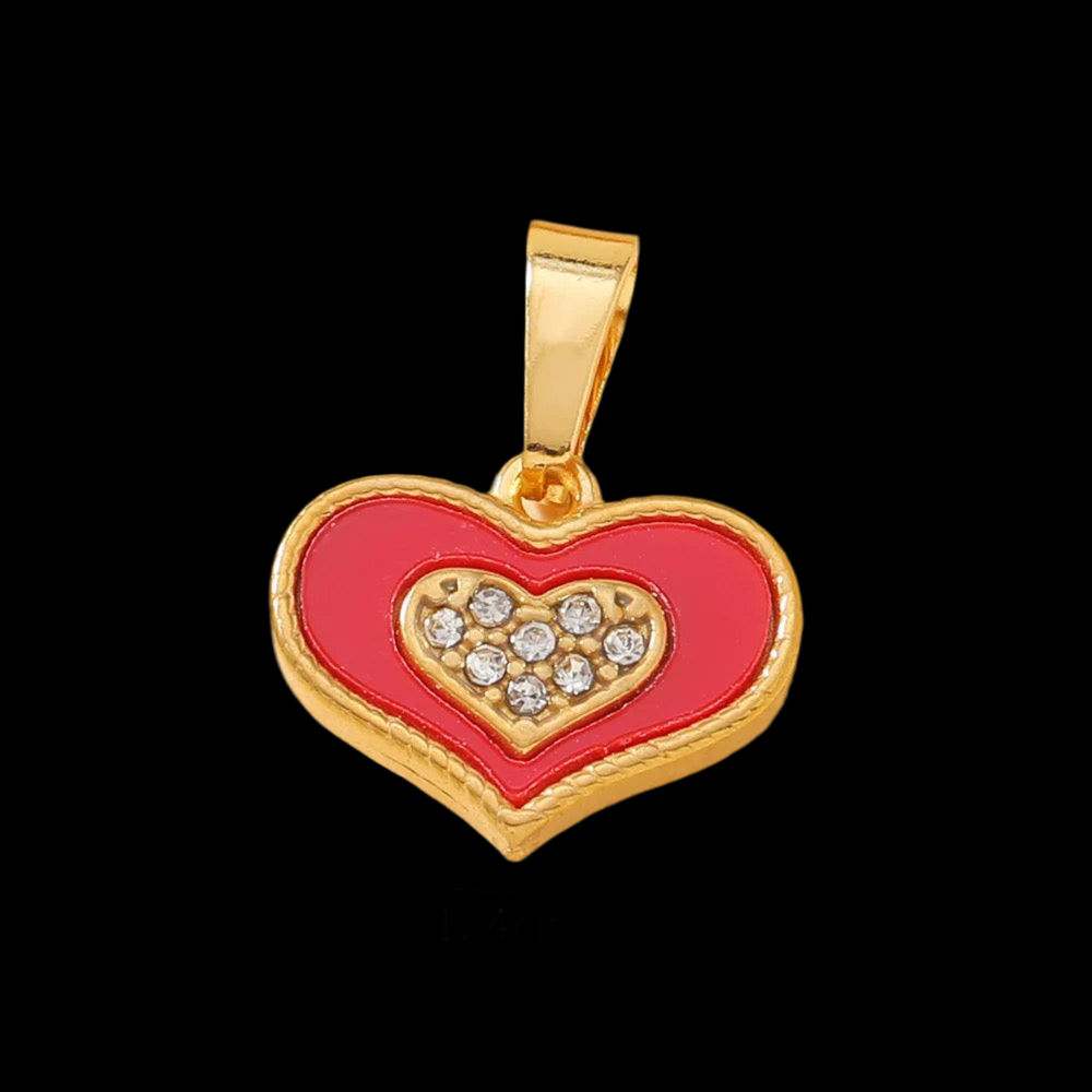 Piedritas Heart Charm