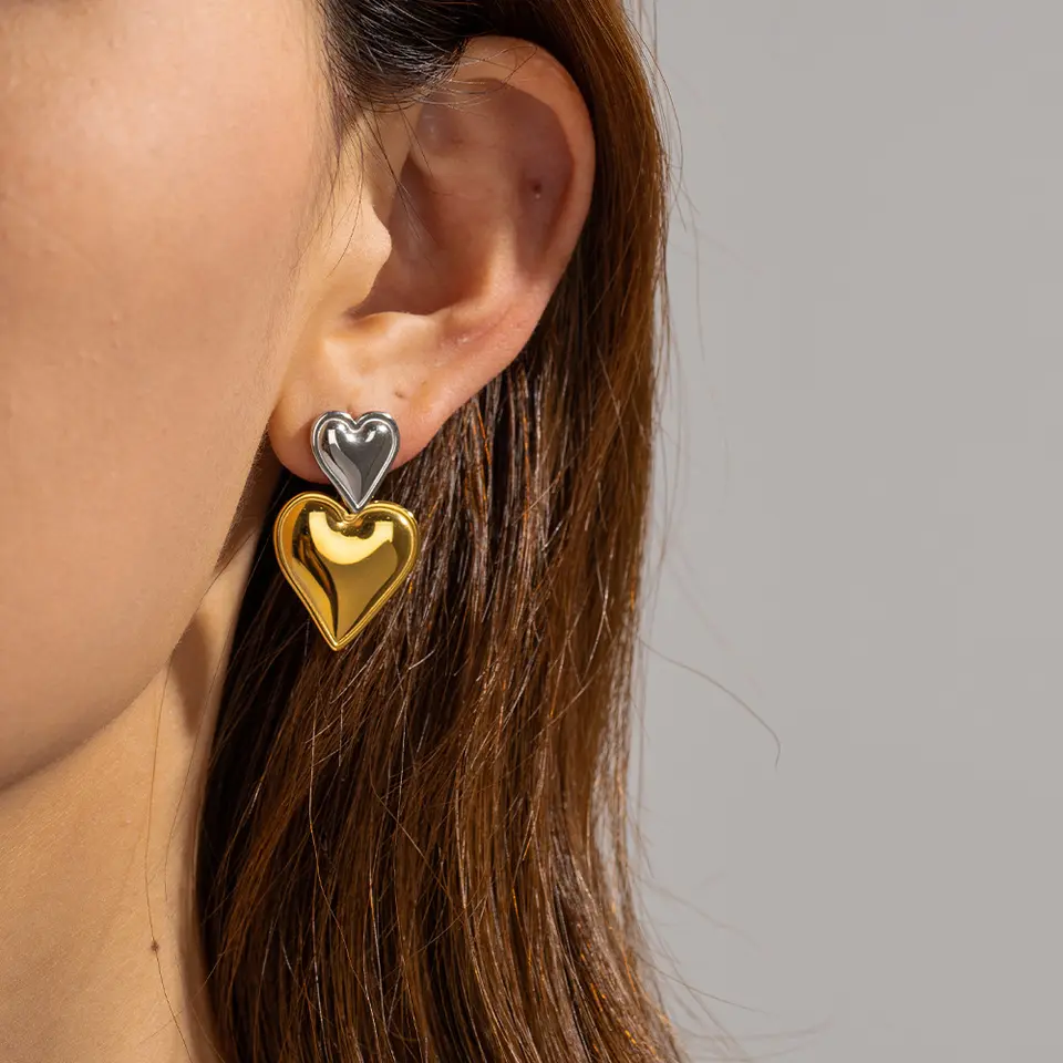 Mix Heart Earrings