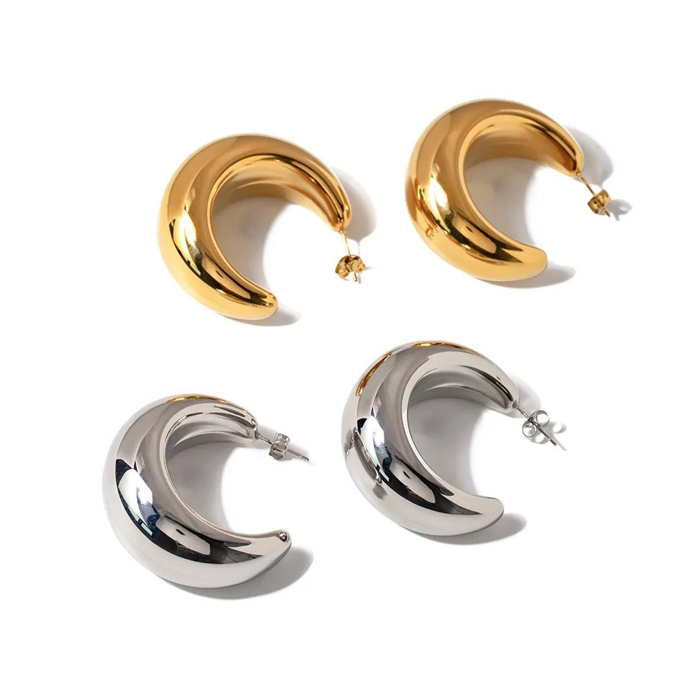 Exotic Chunky Hoops