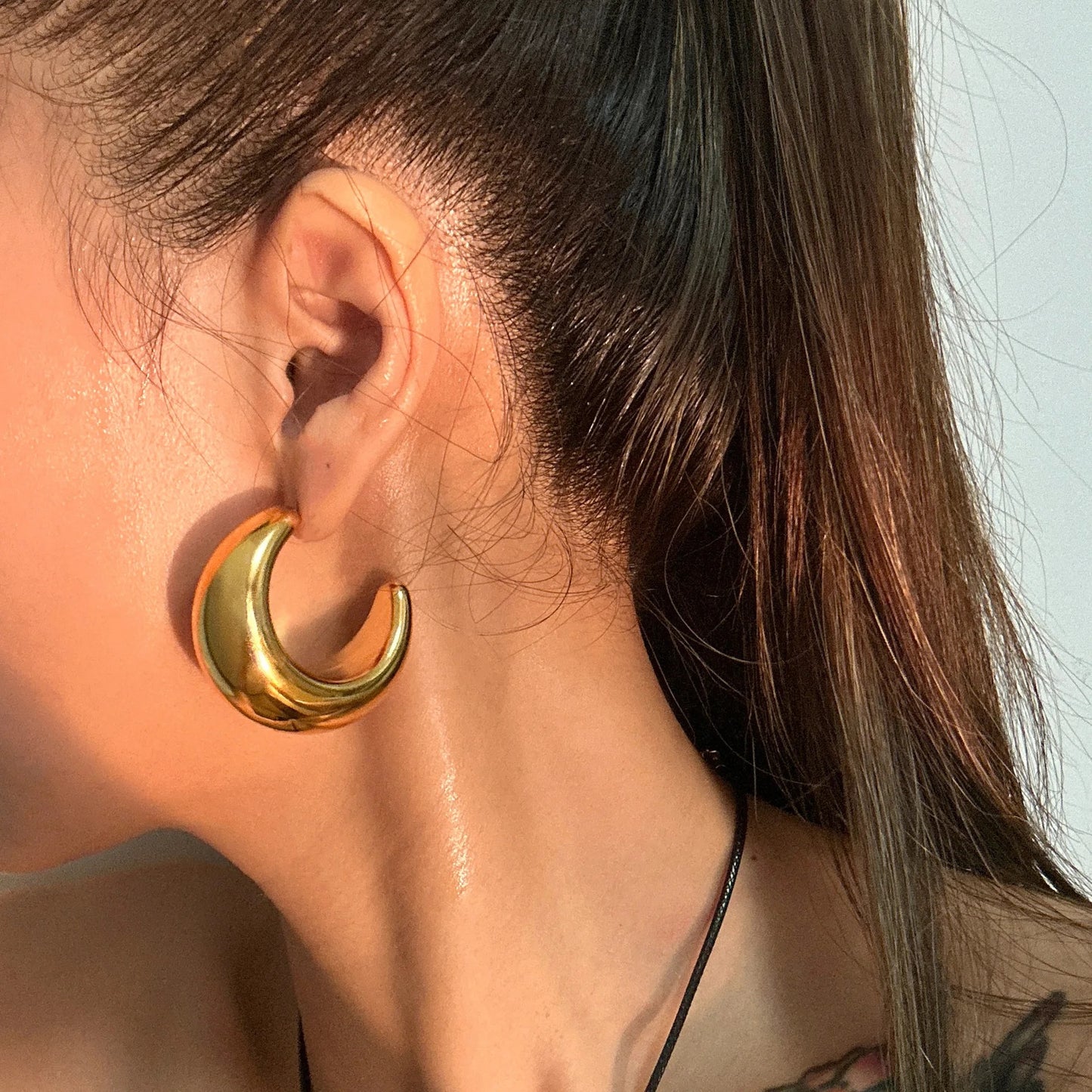 Exotic Chunky Hoops