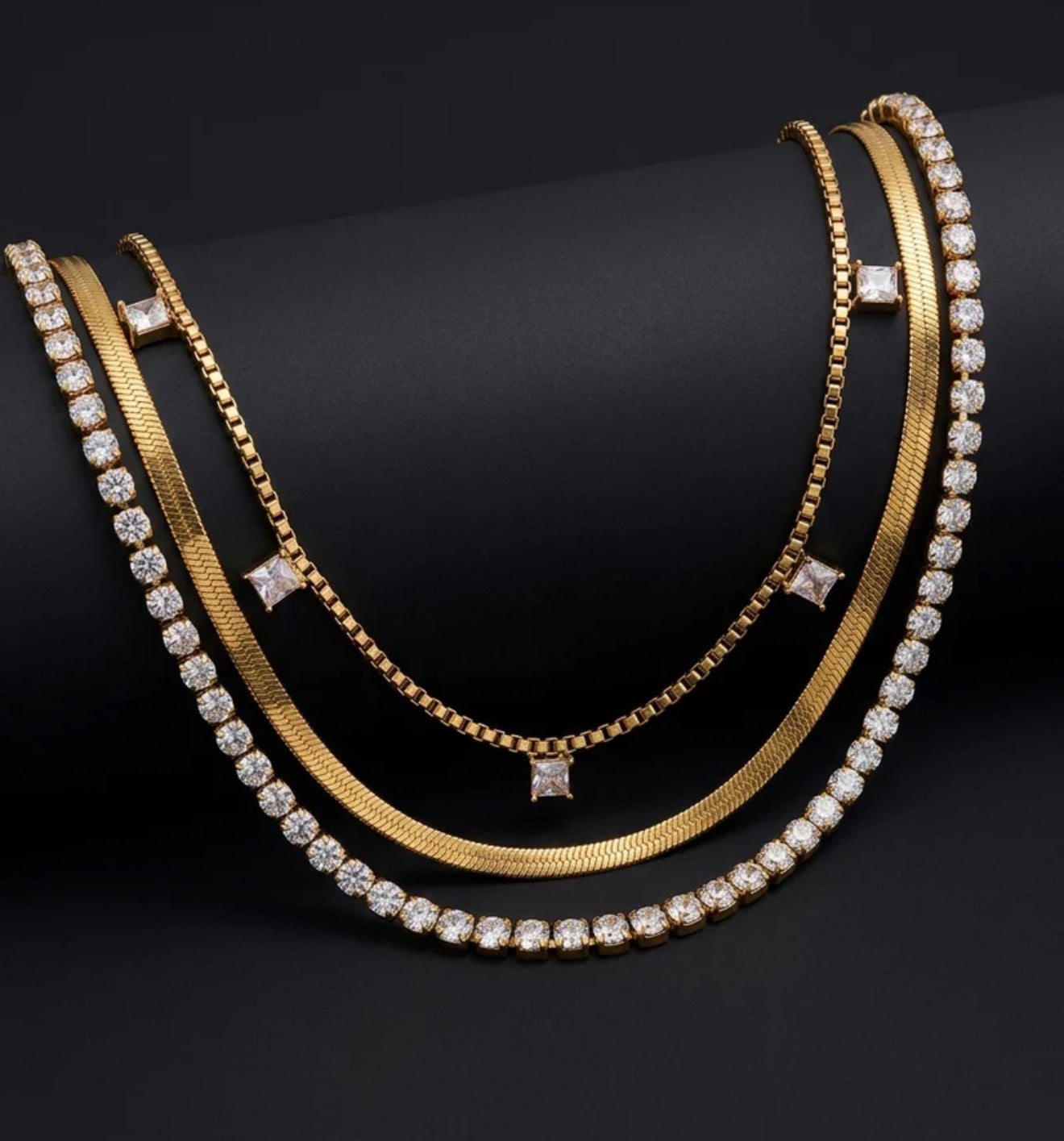 Glow Layered Necklace
