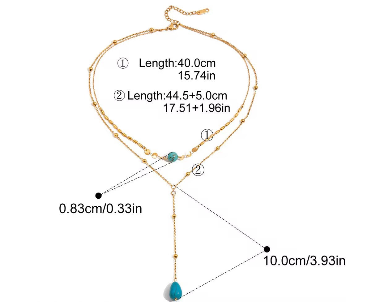 Santorini Drop Necklace