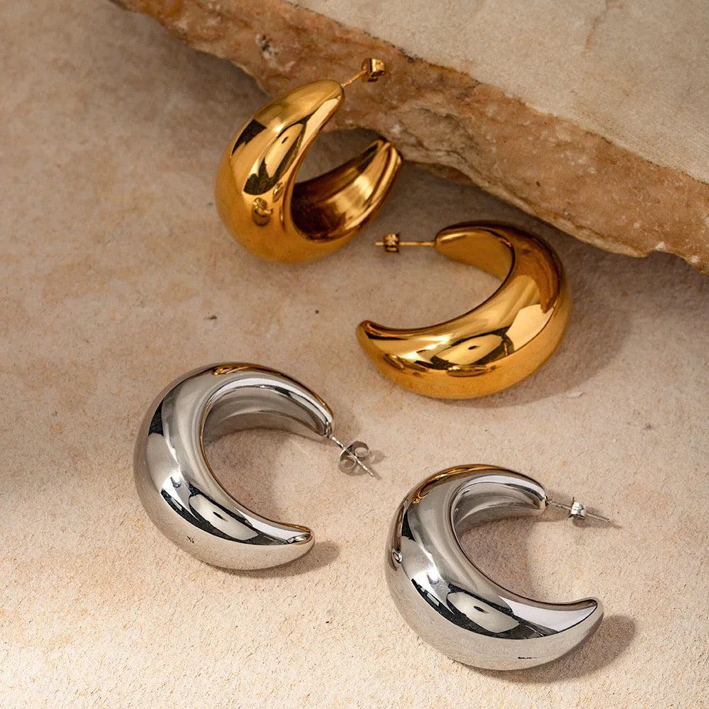 Exotic Chunky Hoops