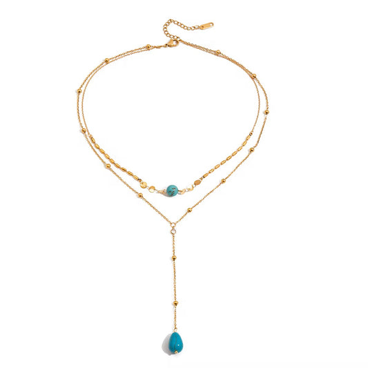 Santorini Drop Necklace