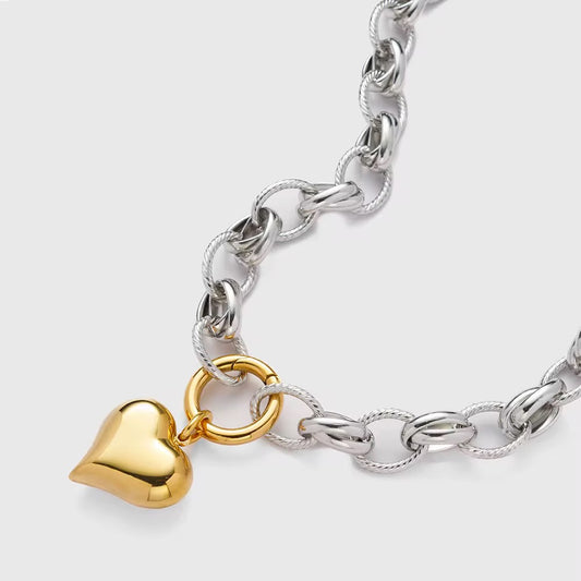 Golden Heart Necklace