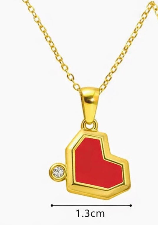 Red heart Necklace