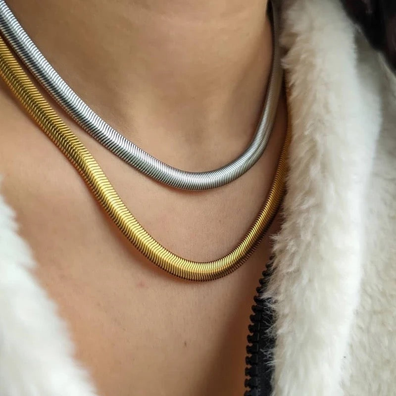 Thick Snake Necklace