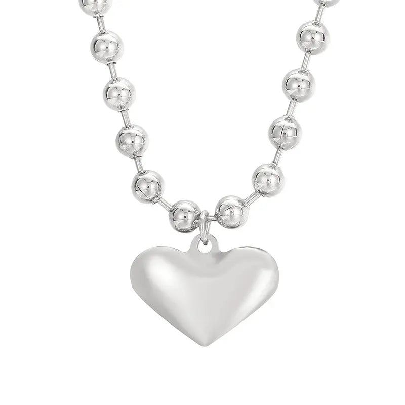 Beads Heart Necklace