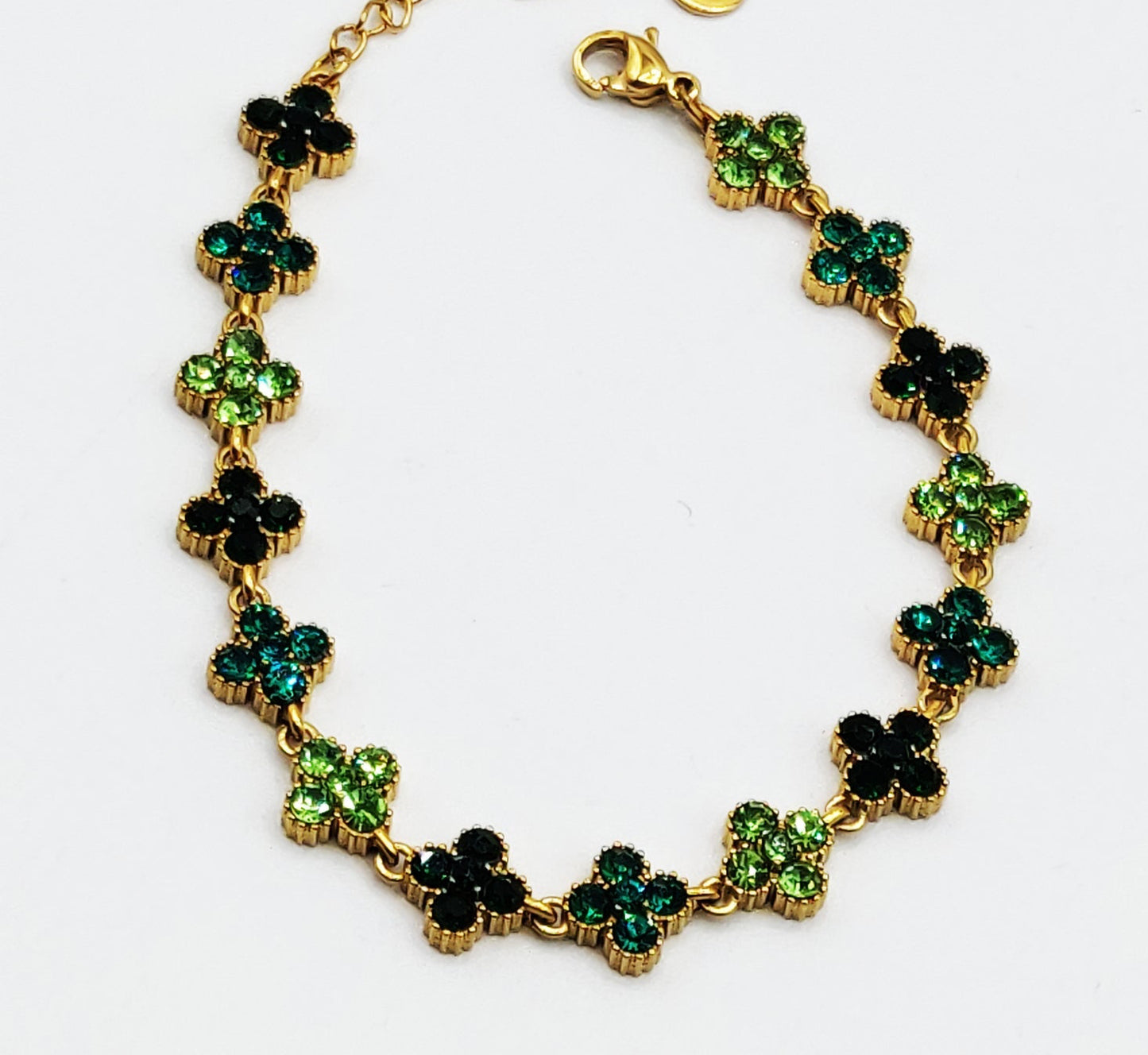 Emerald Clover Bracelet