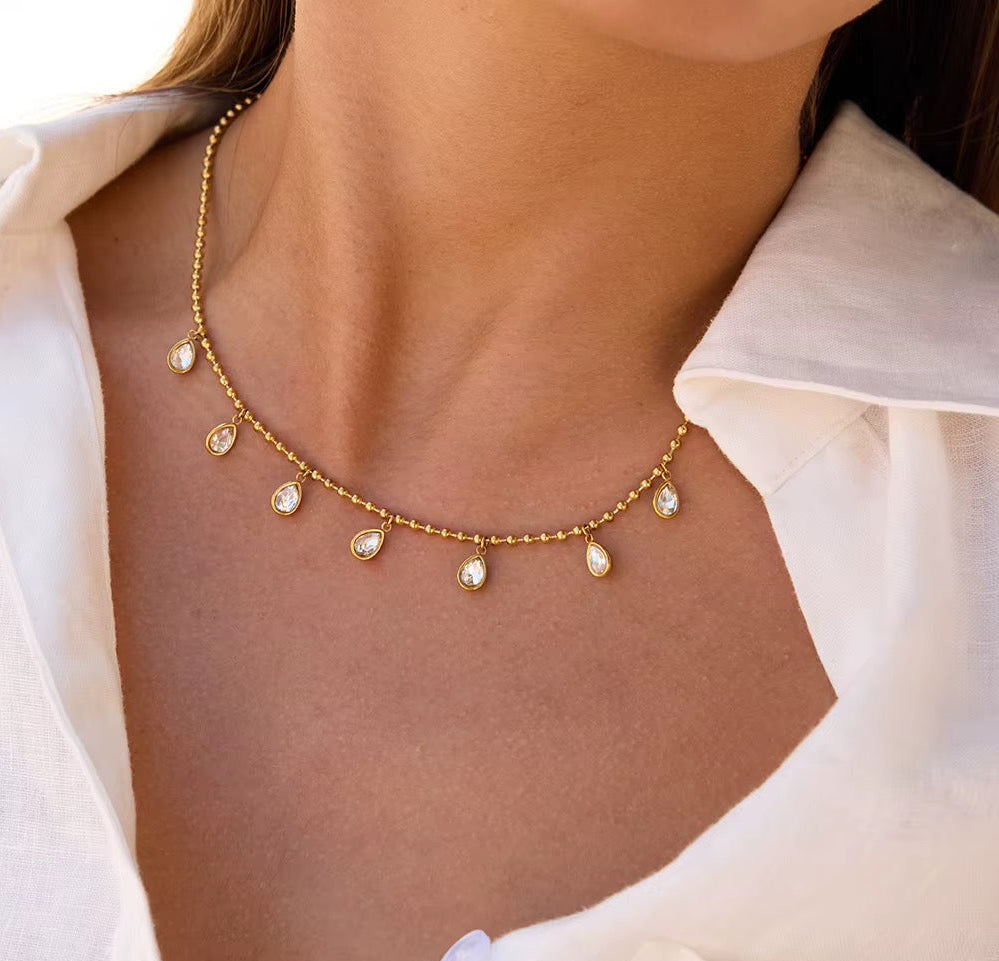Amara Teardrop Necklace