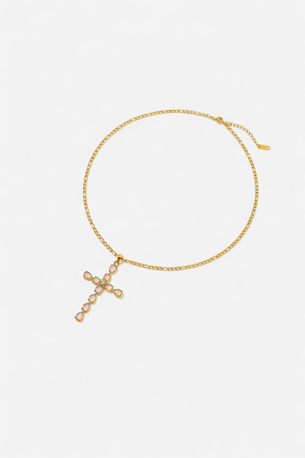 Bloom Cross Necklace