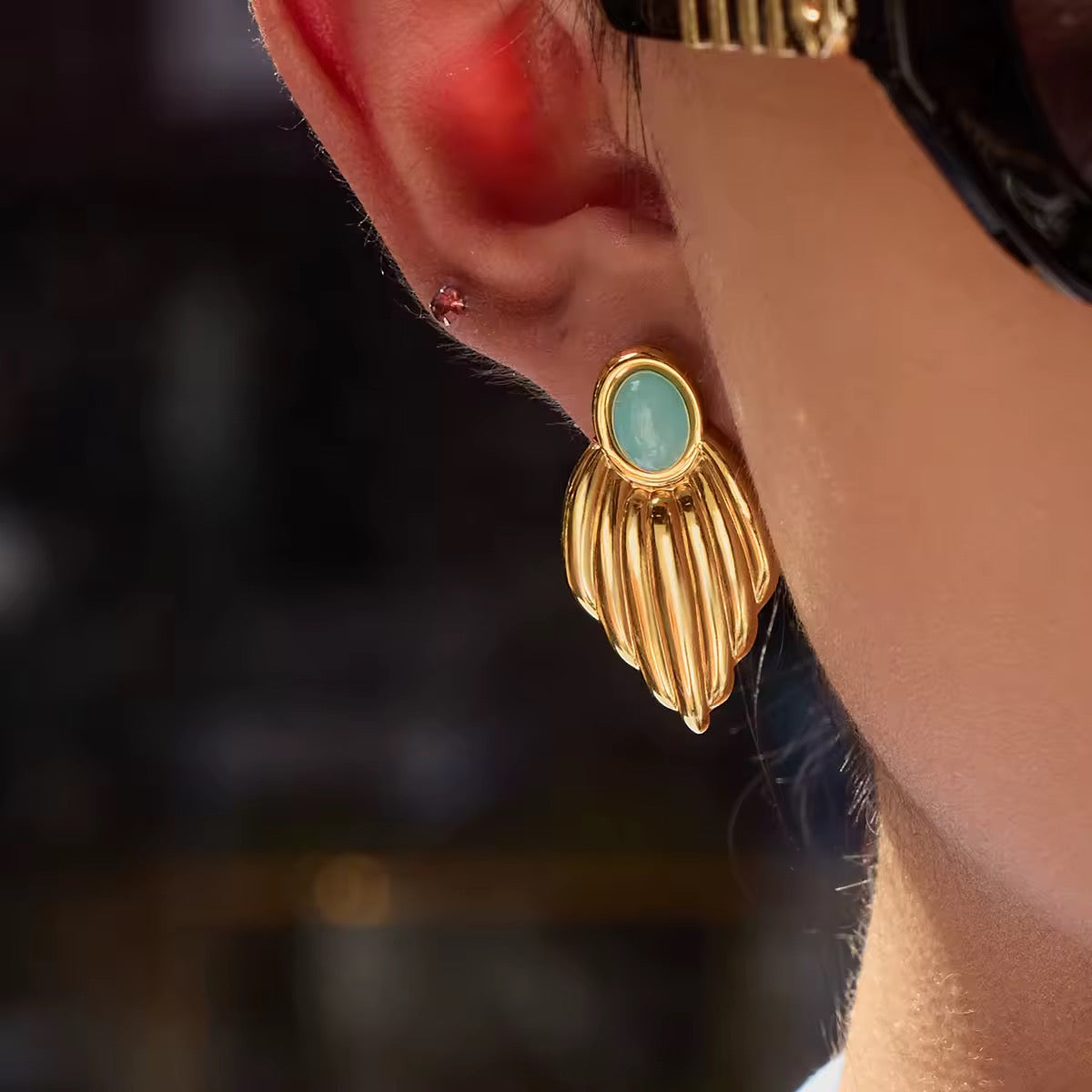 Santorini Shell Earrings