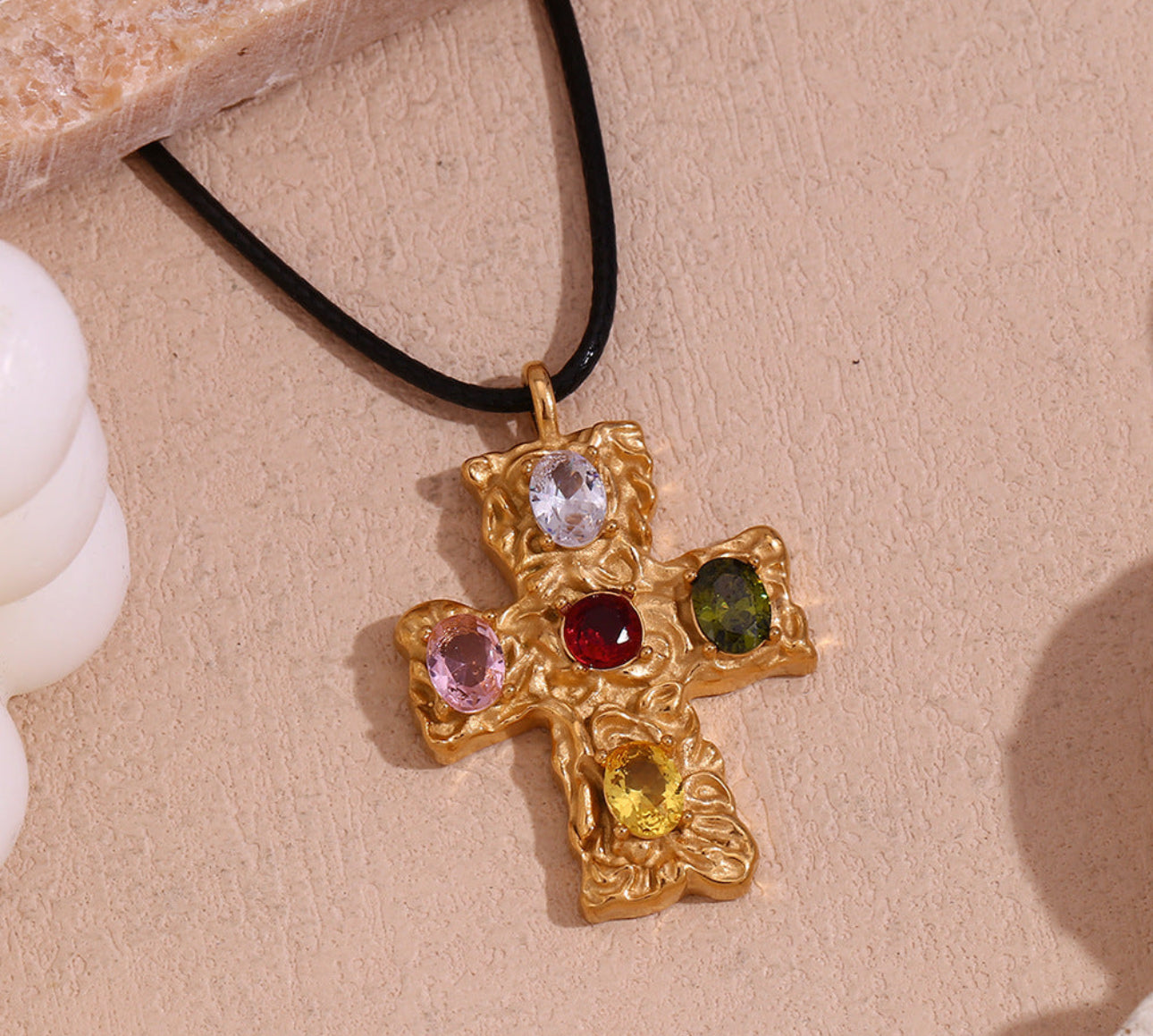 Chunky Cross Charm