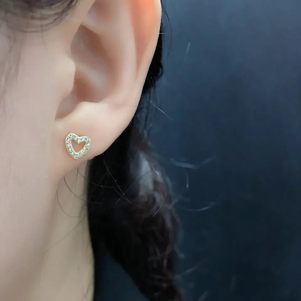 Cute Heart Stud