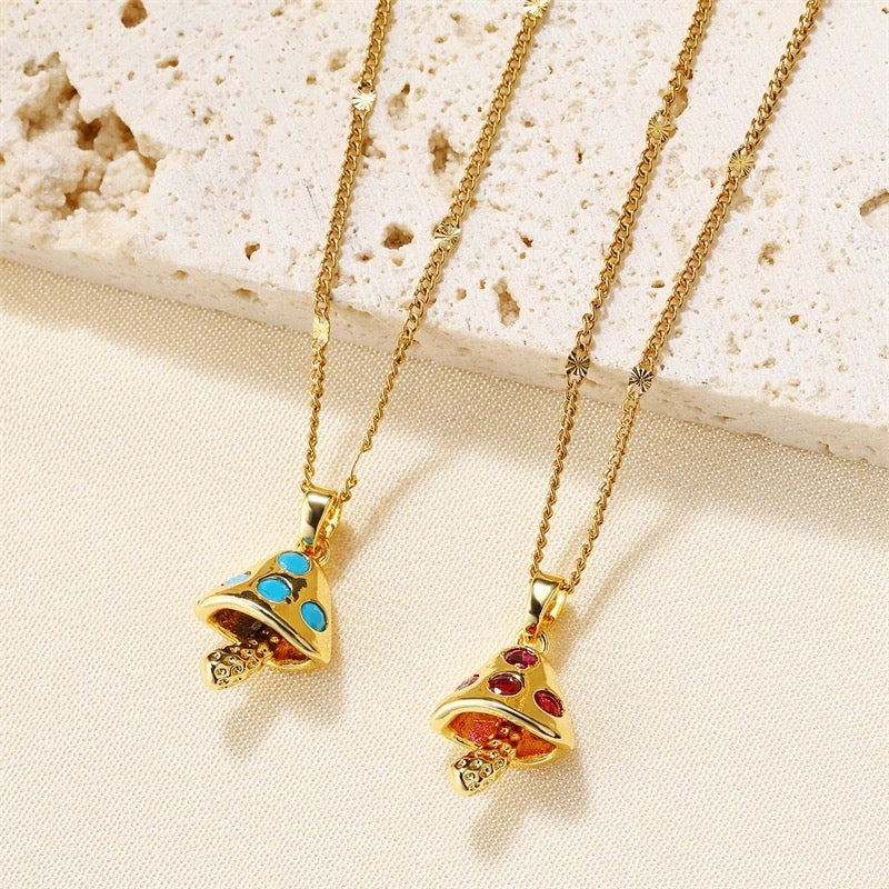 Mushroom Necklace