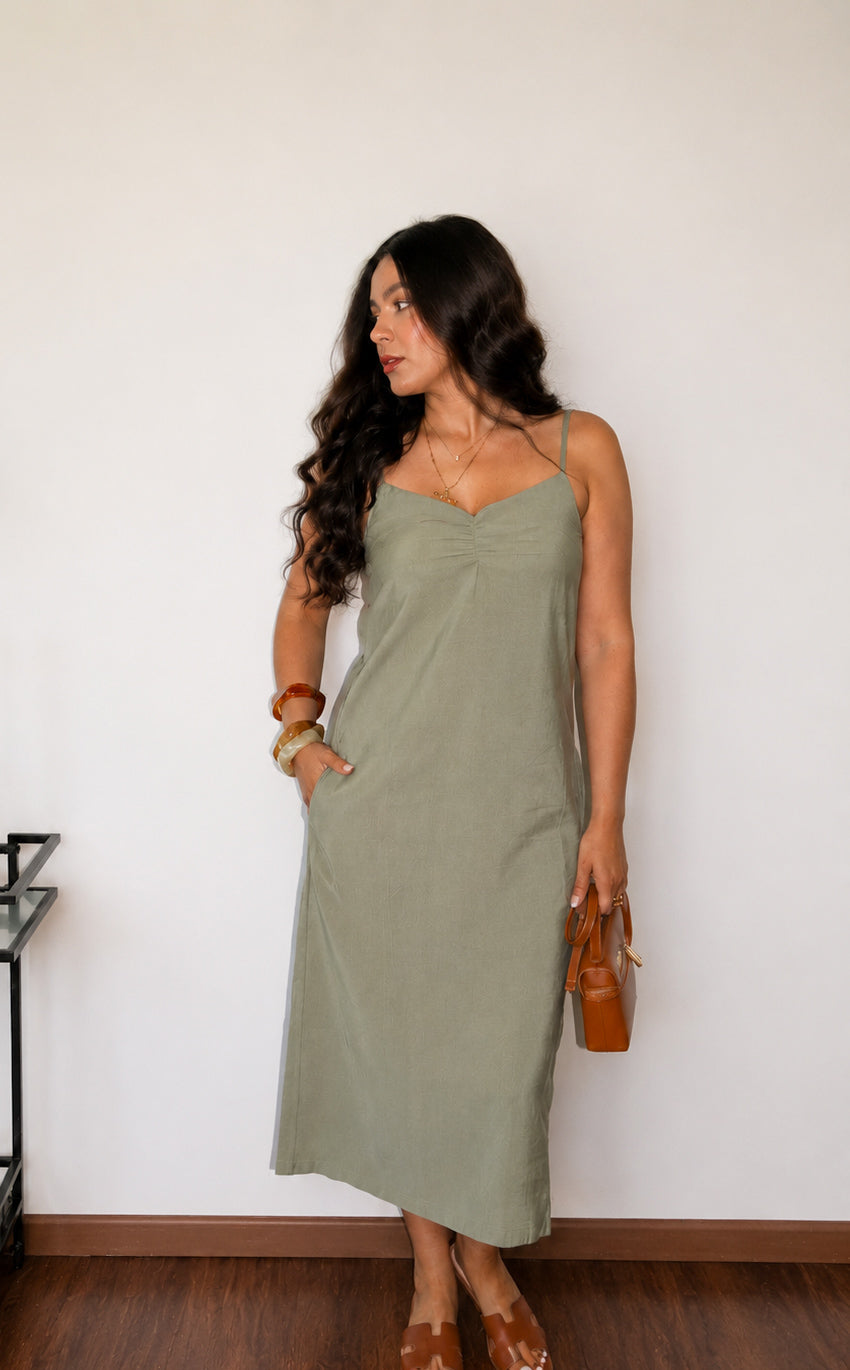 Sage Serenity Dress