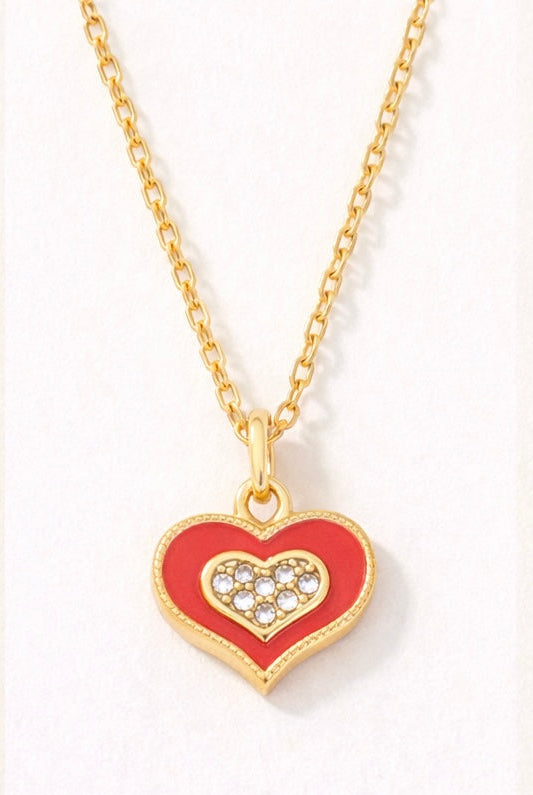 Red Heart Necklace