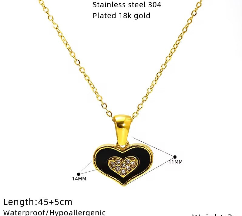 Red Heart Necklace
