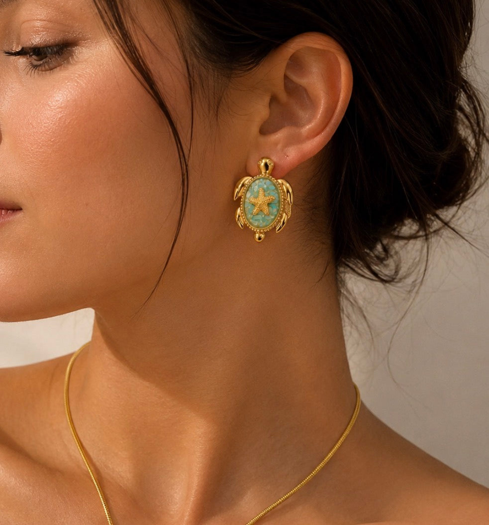 Sea Turtle  Earrings