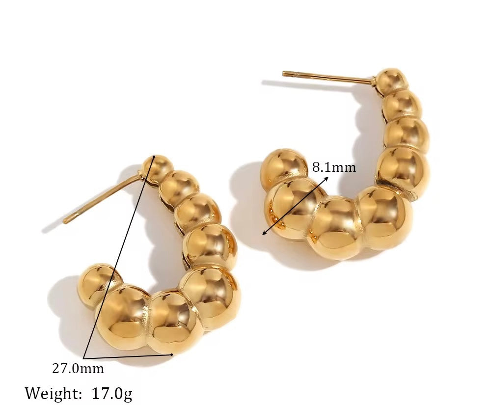 Bold Bubble Hoops