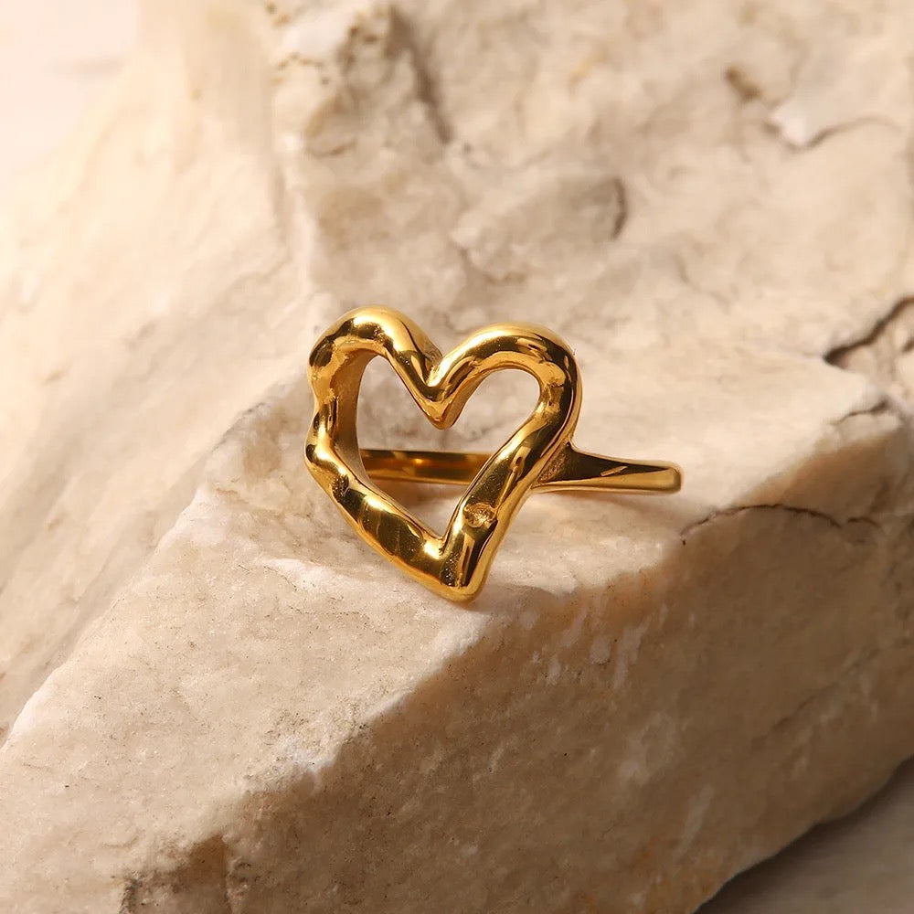 Irregular Heart Ring