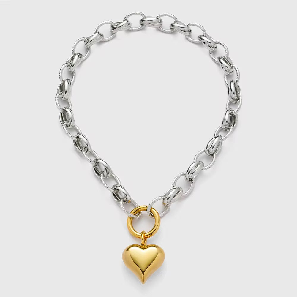 Golden Heart Necklace