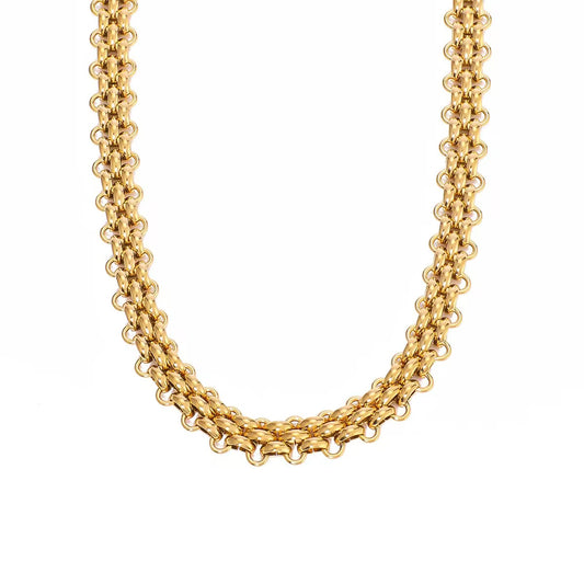 Golden Armor Necklace