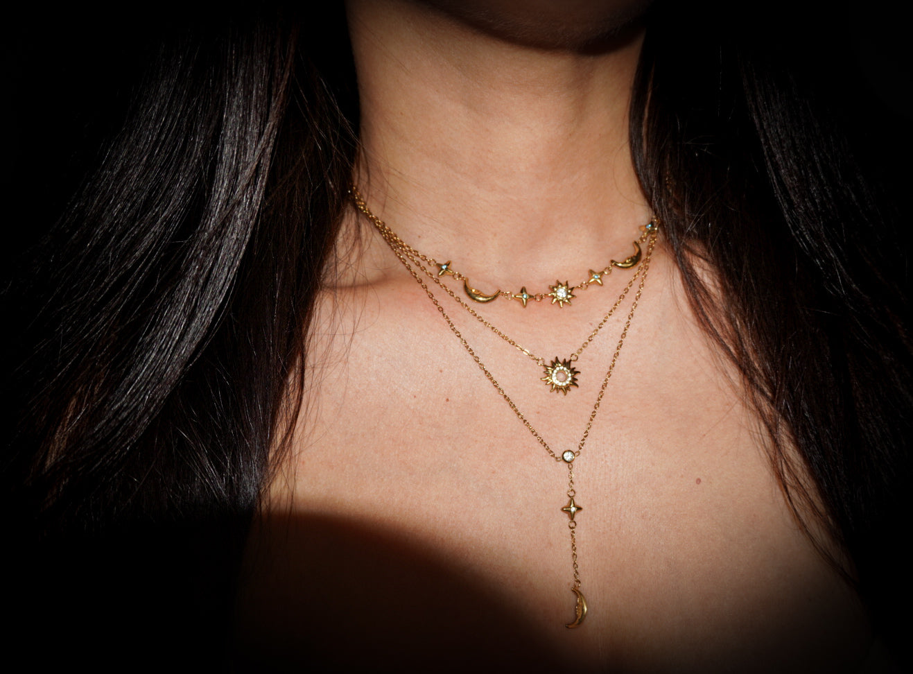 Eclipse Layered Necklace