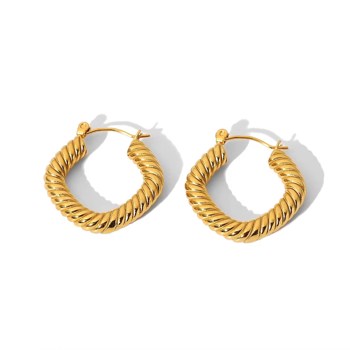 Golden Rope Hoops