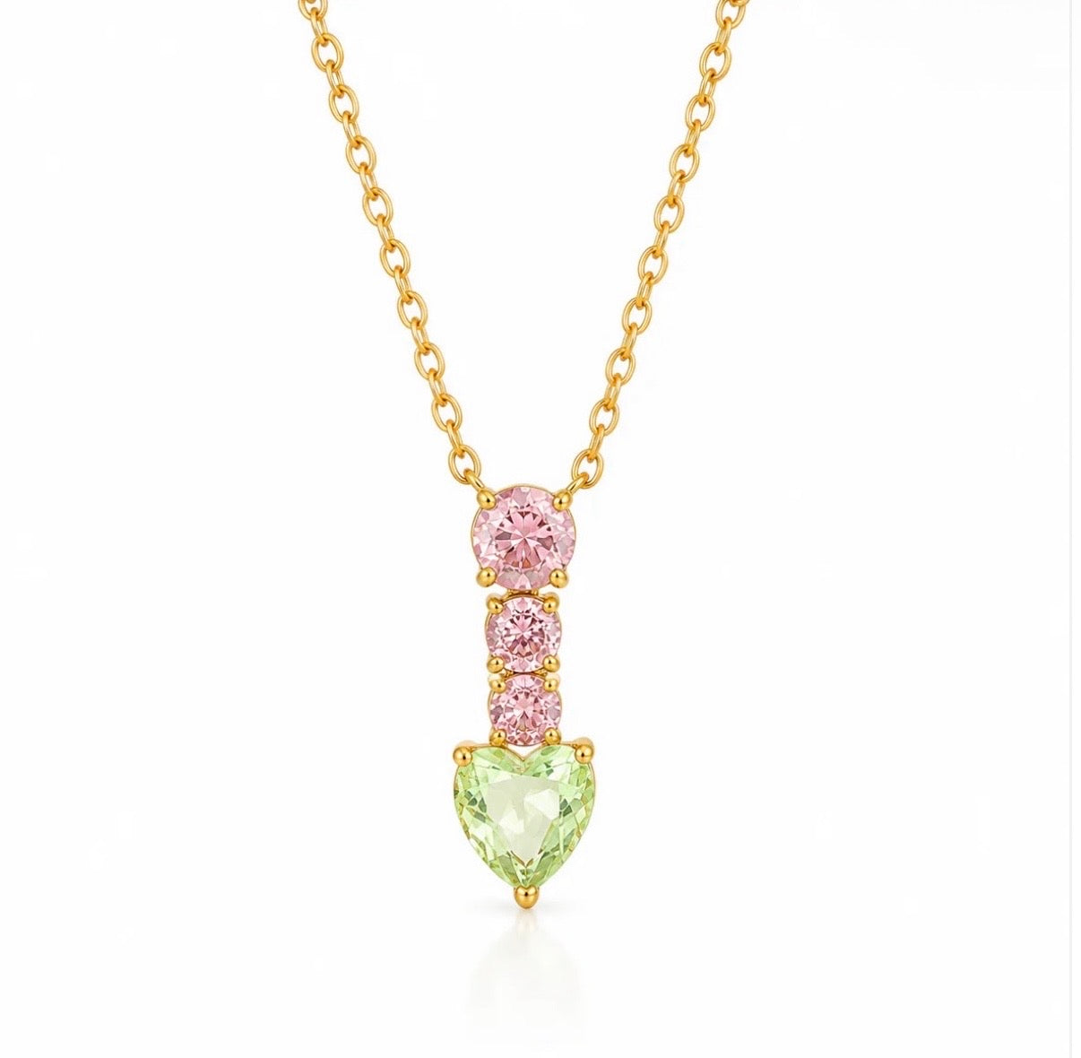 Blush Heart Necklace