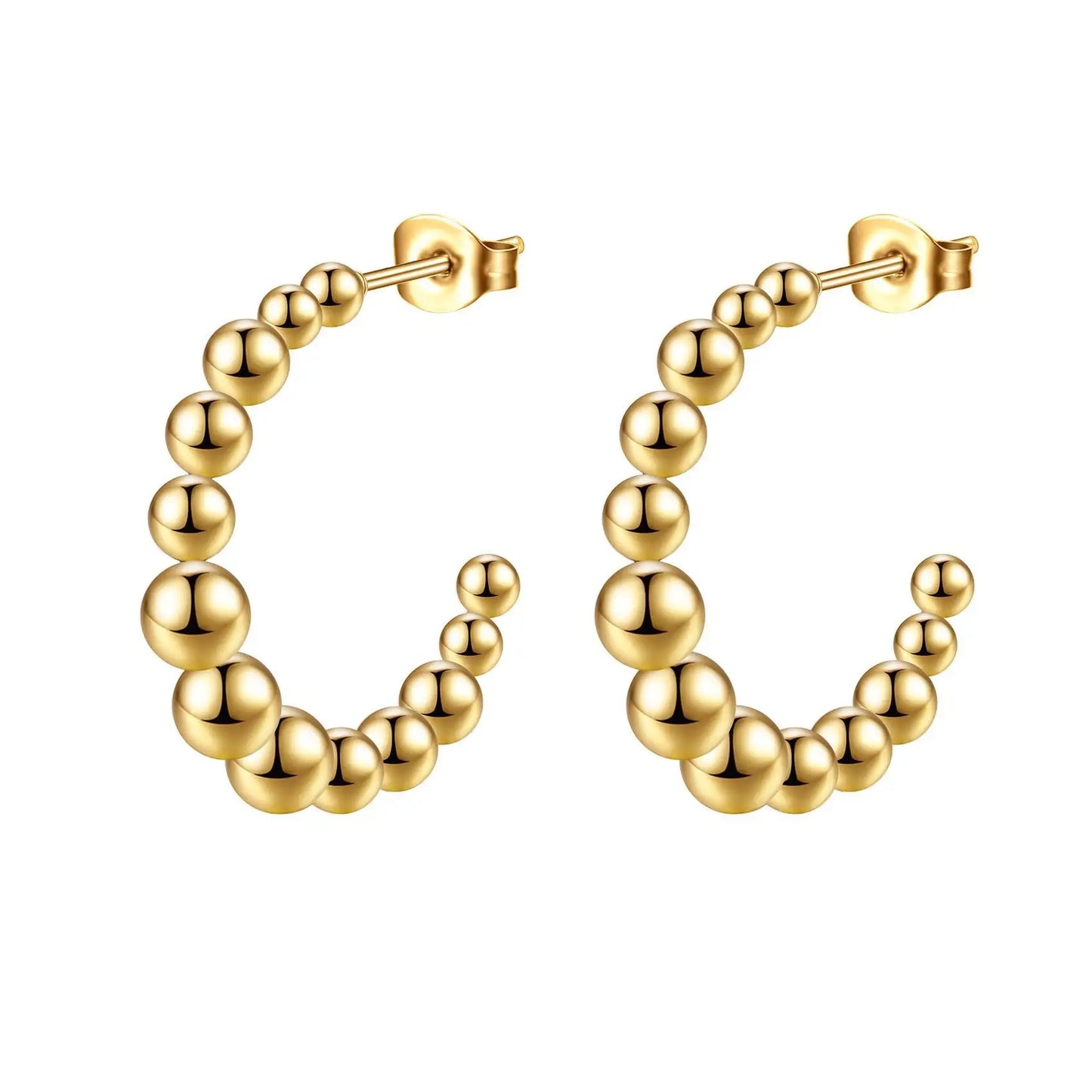 Midi Beads Hoops