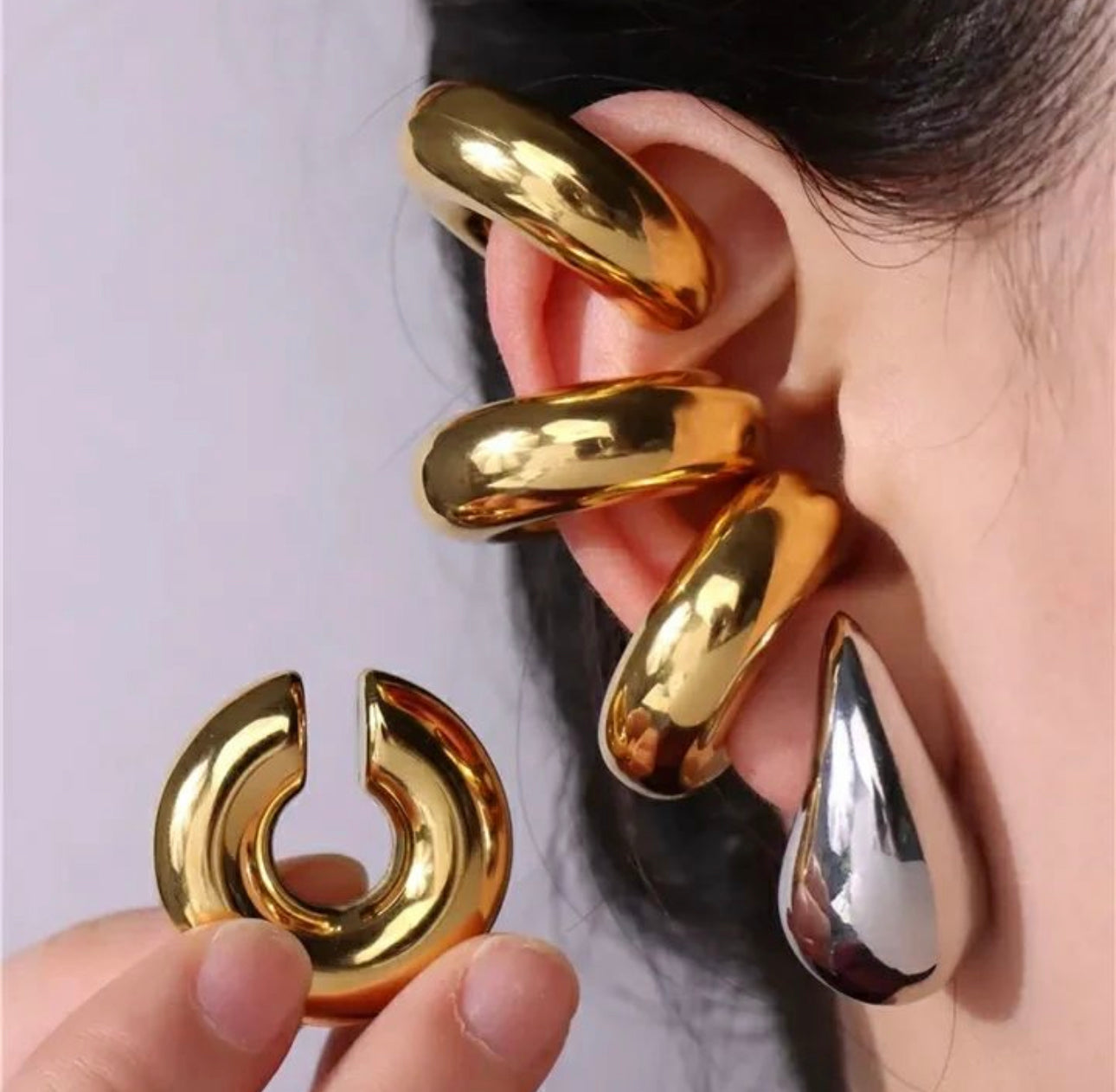 Ear Cuff Earrings for Women Chunky … curated on LTK