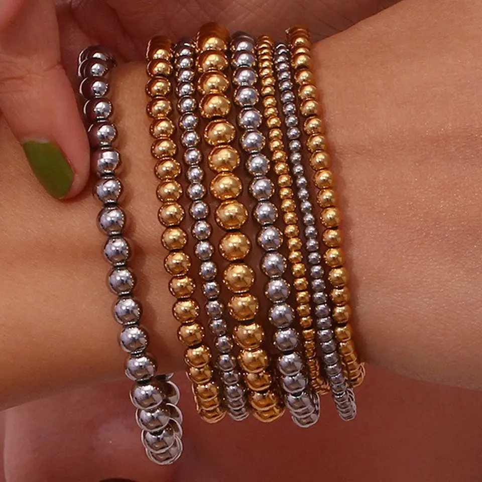 Beads set bracelet