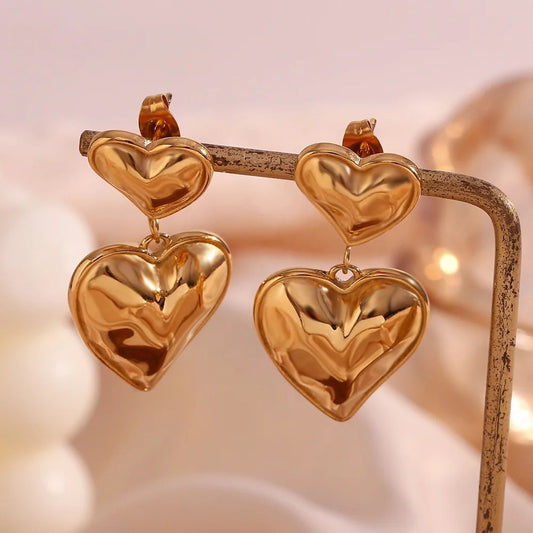 Irregular Heart Earrings