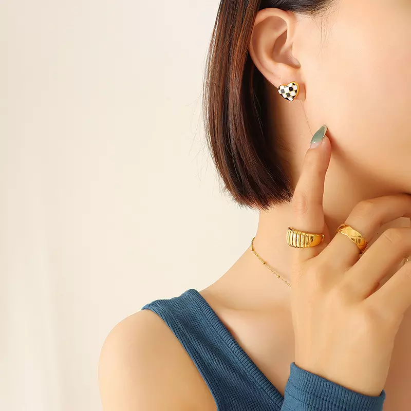 Chess Earring