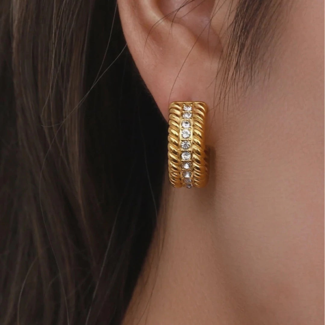 Twist C Earring